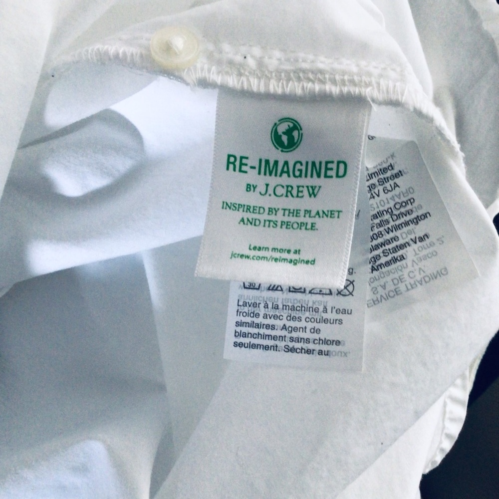 J Crew Cotton Ruffle Blouse - Picture 6 of 16